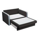 ΔΙΘΕΣΙΟΣ ΚΑΝΑΠΕΣ ΚΡΕΒΑΤΙ Shadow 120 ΓΚΡΙ ΜΕ ΑΝΟΙΧΤΟ ΓΚΡΙ 137*97*85εκ