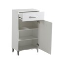 ΕΠΙΠΛΟ ΧΩΛ COMO 1K1F ΛΕΥΚΟ-ΛΕΥΚΗ ΛΑΚΑ 58x35x104,5εκ fxtr