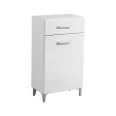 ΕΠΙΠΛΟ ΧΩΛ COMO 1K1F ΛΕΥΚΟ-ΛΕΥΚΗ ΛΑΚΑ 58x35x104,5εκ fxtr