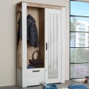 ΕΠΙΠΛΟ ΧΩΛ Kent PS GREY OAK/WHITE OAK 114x36,5x195εκ fxtr