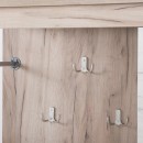 ΕΠΙΠΛΟ ΧΩΛ Kent PS GREY OAK/WHITE OAK 114x36,5x195εκ fxtr