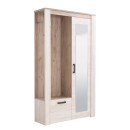 ΕΠΙΠΛΟ ΧΩΛ Kent PS GREY OAK/WHITE OAK 114x36,5x195εκ fxtr