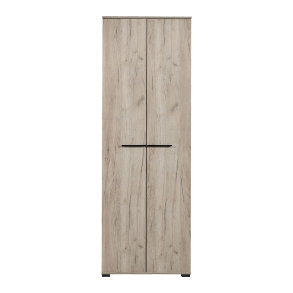 ΕΠΙΠΛΟ ΧΩΛ LORCA GREY OAK / ΜΑΥΡΟ 67x40x195εκ fxtr