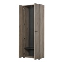 ΕΠΙΠΛΟ ΧΩΛ LORCA GREY OAK / ΜΑΥΡΟ 67x40x195εκ fxtr