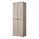ΕΠΙΠΛΟ ΧΩΛ LORCA GREY OAK / ΜΑΥΡΟ 67x40x195εκ fxtr