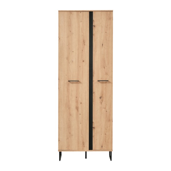 ΕΠΙΠΛΟ ΧΩΛ SARDINIA P2 ARTISAN OAK / ΜΑΥΡΟ 70,5x35x194x5εκ fxtr