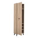 ΕΠΙΠΛΟ ΧΩΛ UMBRIA P1 GREY OAK 53,5x35x192εκ fxtr