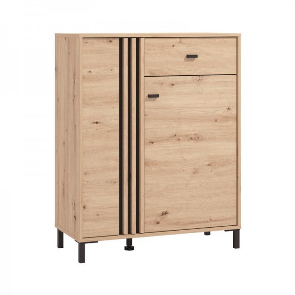 ΕΠΙΠΛΟ ΕΙΣΟΔΟΥ-ΧΩΛ LAVAL 2K1F2V ARTISAN OAK-ΜΑΥΡΟ ΧΡΩΜΑ 87x40x110εκ