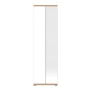 ΕΠΙΠΛΟ ΕΙΣΟΔΟΥ TENERIFE P2 OG ΜΕ ΚΑΘΡΕΦΤΗ ARTISAN OAK-ΛΕΥΚΟ PAINTED GLASS 58x40x193εκ fxtr