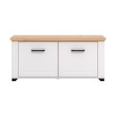ΕΠΙΠΛΟ ΕΙΣΟΔΟΥ VALENCIA ΚΟΜ ΛΕΥΚΟ-ARTISAN OAΚ-ΛΕΥΚΟ ΜΑΤ 103,5x41x47,5εκ