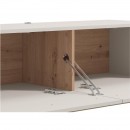 ΕΠΙΠΛΟ ΤΗΛΕΟΡΑΣΗΣ ARLES TV 128 2K2V CASHMERE/ARTISAN OAK ΧΡΩΜΑ 128x42x32εκ