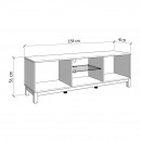 ΕΠΙΠΛΟ ΤΗΛΕΟΡΑΣΗΣ ESSEX 154 3K2V CASHMERE 154x42x51εκ