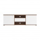 ΕΠΙΠΛΟ ΤΗΛΕΟΡΑΣΗΣ GRENOBLE ΛΕΥΚΟ-FLAGSTAFF OAK-ΛΕΥΚΟ HIGH GLOSS FOIL 176x40x57εκ