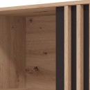 ΕΠΙΠΛΟ ΤΗΛΕΟΡΑΣΗΣ LAVAL 131 2K2V ARTISAN ΟΑΚ/ΜΑΥΡΟ 132x40x52εκ