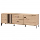 ΕΠΙΠΛΟ ΤΗΛΕΟΡΑΣΗΣ LAVAL 157 3K2F2V ARTISAN ΟΑΚ/ΜΑΥΡΟ 157x40x52εκ