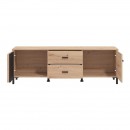 ΕΠΙΠΛΟ ΤΗΛΕΟΡΑΣΗΣ LAVAL 157 3K2F2V ARTISAN ΟΑΚ/ΜΑΥΡΟ 157x40x52εκ