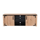 ΕΠΙΠΛΟ ΤΗΛΕΟΡΑΣΗΣ LAZIO 170 ARTISAΝ OAK / ΜΑΥΡΟ 168x40x57εκ