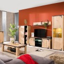 ΕΠΙΠΛΟ ΤΗΛΕΟΡΑΣΗΣ LAZIO 170 ARTISAΝ OAK / ΜΑΥΡΟ 168x40x57εκ