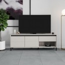 ΕΠΙΠΛΟ ΤΗΛΕΟΡΑΣΗΣ MARRON TV 150 3K1F2V CASHMERE-ΜΑΥΡΟ ΜΑΤ 151x40x52εκ