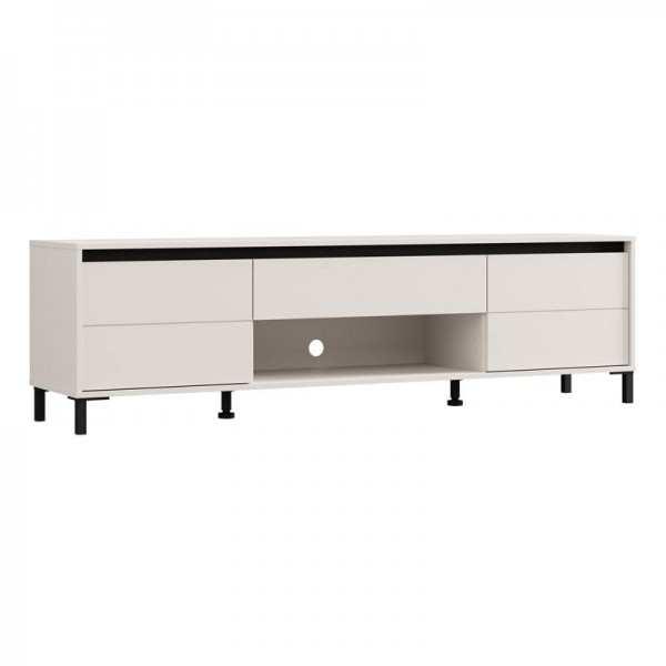 ΕΠΙΠΛΟ ΤΗΛΕΟΡΑΣΗΣ MARRON TV 183 3K1F2V CASHMERE-ΜΑΥΡΟ ΜΑΤ 183x40x52εκ