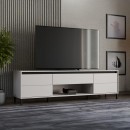 ΕΠΙΠΛΟ ΤΗΛΕΟΡΑΣΗΣ MARRON TV 183 3K1F2V CASHMERE-ΜΑΥΡΟ ΜΑΤ 183x40x52εκ