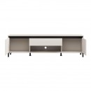 ΕΠΙΠΛΟ ΤΗΛΕΟΡΑΣΗΣ MARRON TV 183 3K1F2V CASHMERE-ΜΑΥΡΟ ΜΑΤ 183x40x52εκ