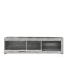 ΕΠΙΠΛΟ ΤΗΛΕΟΡΑΣΗΣ REMO ΓΚΡΙ CONCRETE / ΛΕΥΚΗ ΛΑΚΑ 162x41x43εκ