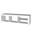 ΕΠΙΠΛΟ ΤΗΛΕΟΡΑΣΗΣ REMO ΓΚΡΙ CONCRETE / ΛΕΥΚΗ ΛΑΚΑ 162x41x43εκ