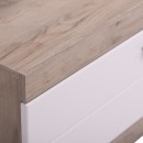 ΕΠΙΠΛΟ ΤΗΛΕΟΡΑΣΗΣ REMO GREY OAK / ΛΕΥΚΗ ΛΑΚΑ 162x41x43εκ