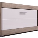ΕΠΙΠΛΟ ΤΗΛΕΟΡΑΣΗΣ REMO GREY OAK / ΛΕΥΚΗ ΛΑΚΑ 162x41x43εκ