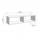 ΕΠΙΠΛΟ ΤΗΛΕΟΡΑΣΗΣ ROYAN TV 154 2K2V ARTISAN OAK ΧΡΩΜΑ 154x42x32εκ