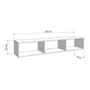 ΕΠΙΠΛΟ ΤΗΛΕΟΡΑΣΗΣ ROYAN TV 192 3K3V ARTISAN OAK ΧΡΩΜΑ 192x42x32εκ