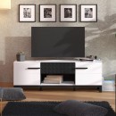 ΕΠΙΠΛΟ ΤΗΛΕΟΡΑΣΗΣ SARTHE 150 3K1F2V ΛΕΥΚΟ-ΜΑΥΡΟ-ΛΕΥΚΟ ΜΑΤ-ΜΑΥΡΟ MAT 147x42x51εκ n.t.v