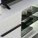 ΕΠΙΠΛΟ ΤΗΛΕΟΡΑΣΗΣ TRENTINO TV 150 ΛΕΥΚΟ-ΜΑΥΡΟ-ΛΕΥΚΗ ΛΑΚΑ 150x42x50εκ s.p.f