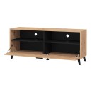 ΕΠΙΠΛΟ ΤΗΛΕΟΡΑΣΗΣ UMBRIA TV 140 ARTISAN-ΜΑΥΡΟ 137x40x57εκ