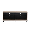ΕΠΙΠΛΟ ΤΗΛΕΟΡΑΣΗΣ UMBRIA TV 140 GREY OAK-ΜΑΥΡΟ 137x40x58εκ m.b.r