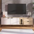 ΕΠΙΠΛΟ ΤΗΛΕΟΡΑΣΗΣ VANDEA 4K2F2V GREY OAK-CASHMERE 183x40x54εκ
