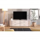 ΕΠΙΠΛΟ ΤΗΛΕΟΡΑΣΗΣ YORK 4F CASHMERE/ARTISAN OAK ΧΡΩΜΑ 177x40x52εκ