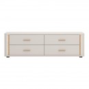 ΕΠΙΠΛΟ ΤΗΛΕΟΡΑΣΗΣ YORK 4F CASHMERE/ARTISAN OAK ΧΡΩΜΑ 177x40x52εκ