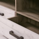 ΕΠΙΠΛΟ TV Kent 150 GREY OAK/WHITE OAK 151x43x49εκ knt