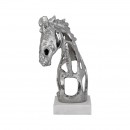 ΕΠΙΤΡΑΠΕΖΙΑ ΔΙΑΚΟΣΜΗΤΙΚΗ ΦΙΓΟΥΡΑ Fylliana Horse ΝΙΚΕΛ ΧΡΩΜΑ 18x14x26εκ