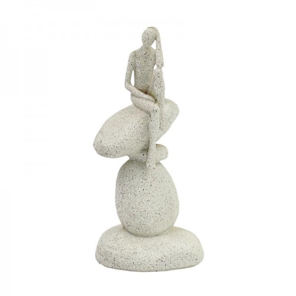 ΕΠΙΤΡΑΠΕΖΙΑ ΔΙΑΚΟΣΜΗΤΙΚΗ ΓΥΝΑΙΚΕΙΑ ΦΙΓΟΥΡΑ Fylliana FL243331 ΜΠΕΖ ΧΡΩΜΑ 12x10x25εκ