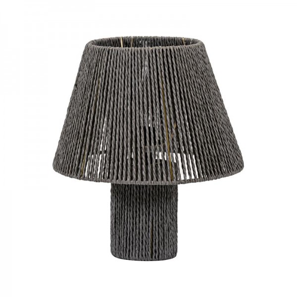 ΕΠΙΤΡΑΠΕΖΙΑ ΛΑΜΠΑ Fylliana FL23009 ΓΚΡΙ ΧΡΩΜΑ 30x35εκ