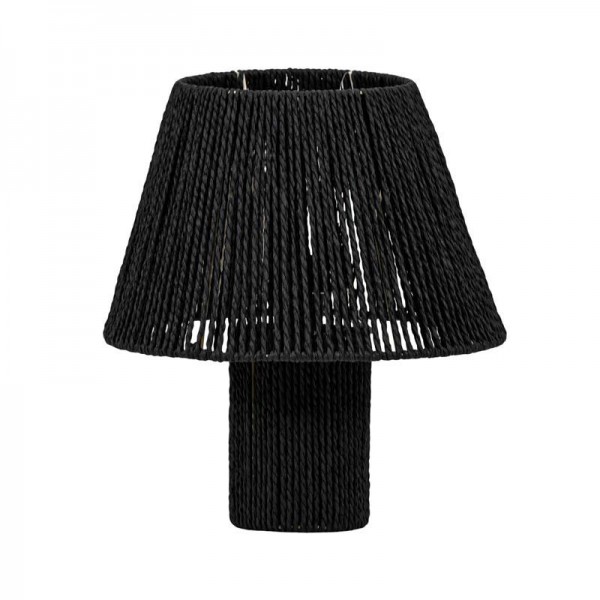 ΕΠΙΤΡΑΠΕΖΙΑ ΛΑΜΠΑ Fylliana FL23009 ΜΑΥΡΟ ΧΡΩΜΑ 30x35εκ