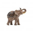 ΕΠΙΤΡΑΠΕΖΙΟ ΔΙΑΚΟΣΜΗΤΙΚΟ ΕΛΕΦΑΝΤΑΣ Fylliana FL24135 ΚΑΦΕ-ΧΡΥΣΟ ΧΡΩΜΑ 15x6x12εκ