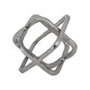 ΕΠΙΤΡΑΠΕΖΙΟ ΔΙΑΚΟΣΜΗΤΙΚΟ Fylliana Cube ΝΙΚΕΛ ΧΡΩΜΑ 15x13x14εκ