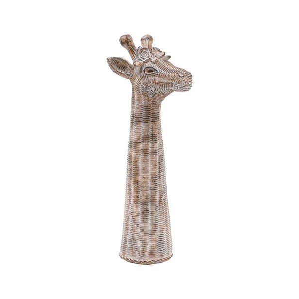 ΕΠΙΤΡΑΠΕΖΙΟ ΔΙΑΚΟΣΜΗΤΙΚΟ ΚΑΜΗΛΟΠΑΡΔΑΛΗ Fylliana FL23041 ΦΥΣΙΚΟ ΚΑΦΕ ΜΕ ΛΕΥΚΗ ΠΑΤΙΝΑ ΧΡΩΜΑ 11x11x32εκ