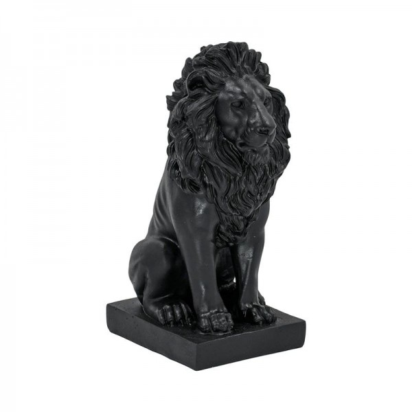 ΕΠΙΤΡΑΠΕΖΙΟ ΔΙΑΚΟΣΜΗΤΙΚΟ ΛΙΟΝΤΑΡΙ Fylliana FL243905 ΜΑΥΡΟ-ΧΡΥΣΟ ΧΡΩΜΑ 10x13x25εκ