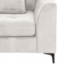 ΓΩΝΙΑΚΟΣ ΚΑΝΑΠΕΣ Fylliana Albert IVORY ΧΡΩΜΑ 280x220x96εκ