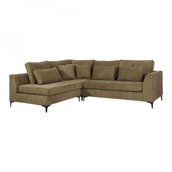 ΓΩΝΙΑΚΟΣ ΚΑΝΑΠΕΣ Fylliana Albert ΛΑΔΙ ΧΡΩΜΑ 280x220x96εκ